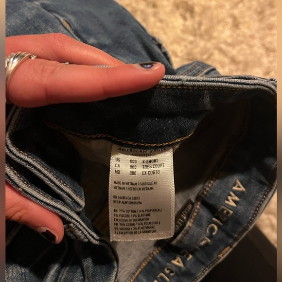 American Eagle Jeans. Size 000. - Picture 4 of 5